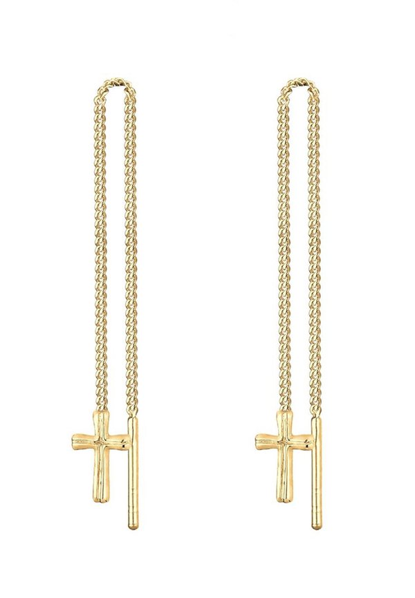 CROSSES STATEMENT - Ohrringe - goldfarben