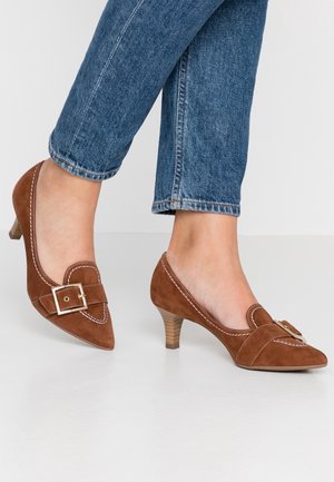 Classic heels - cognac