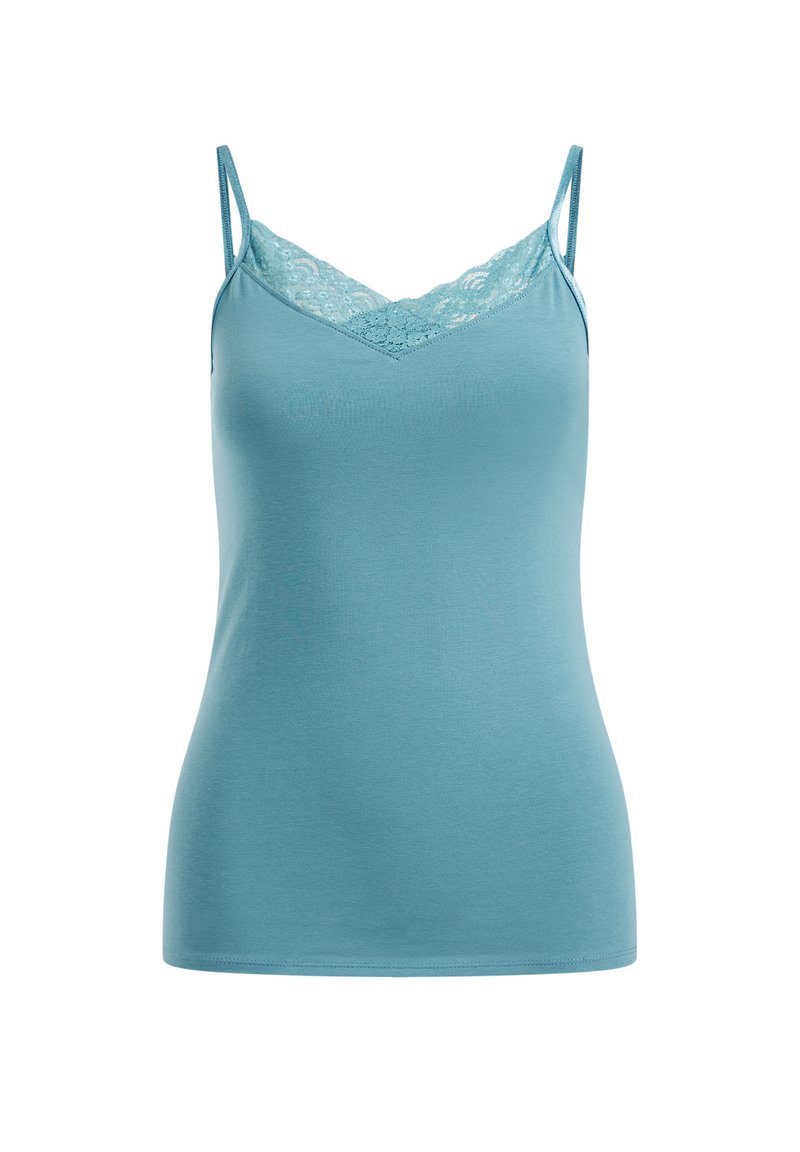 Damen T-Shirts | WE Fashion Top green/grün - FP07639 Damen T-Shirts | WE Fashion Top green/grün - FP07639