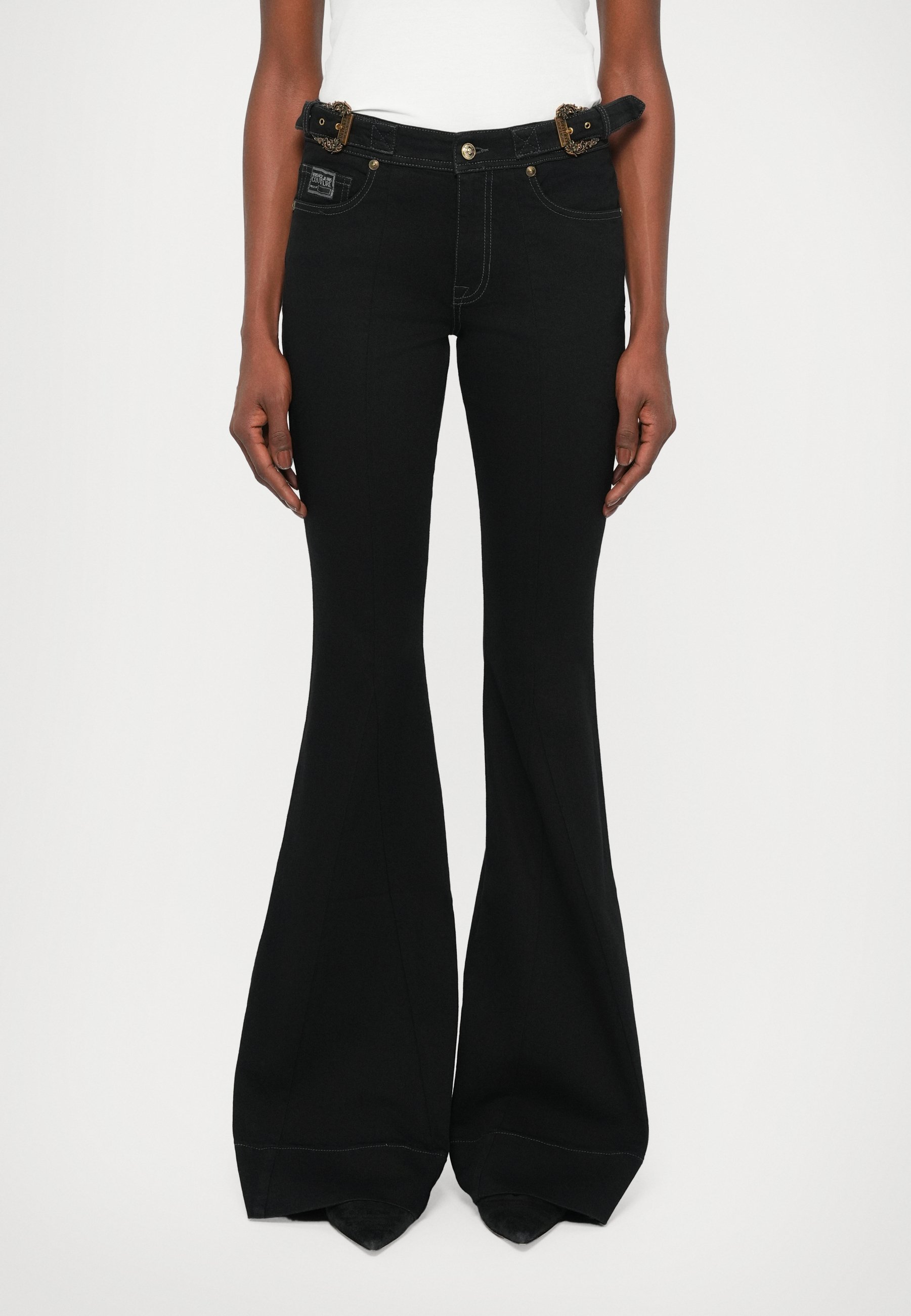 Versace Jeans Couture Flared Jeans - black - Zalando