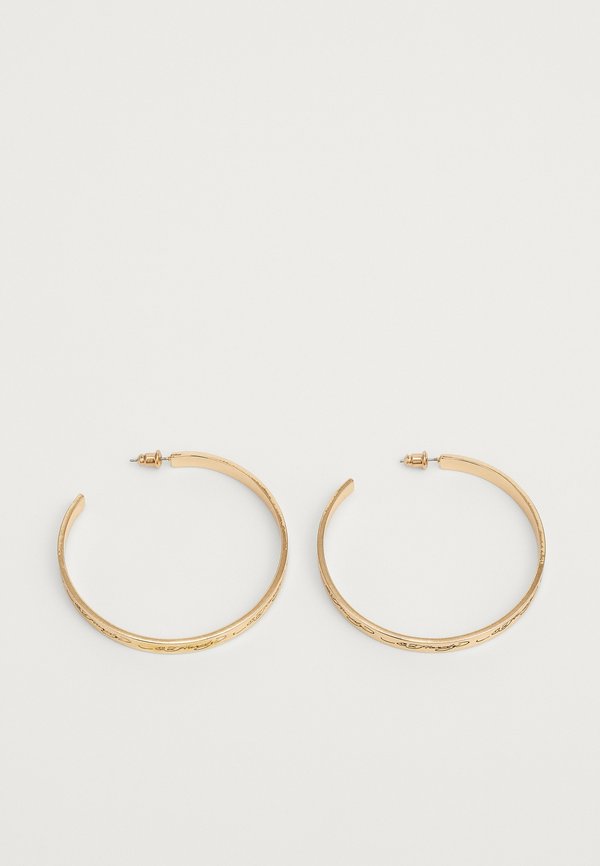 SCROLL LOGO OVERSIZE HOOP EARRINGS - Earrings4