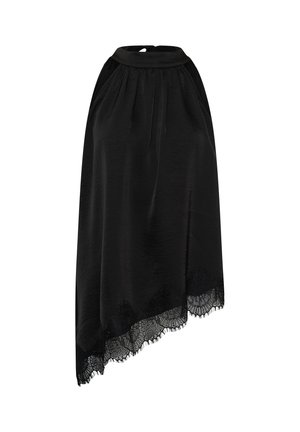 Kaffe, KATHILDE HALTERNECK BLOUSE - Blouse - black deep cc