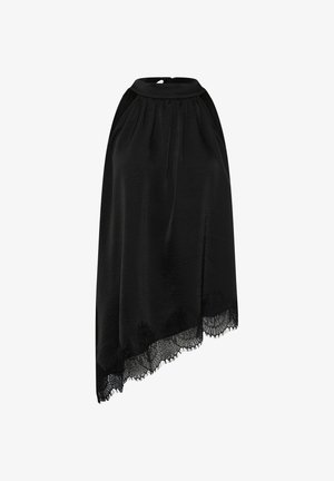 Kaffe, KATHILDE HALTERNECK BLOUSE - Blouse - black deep cc