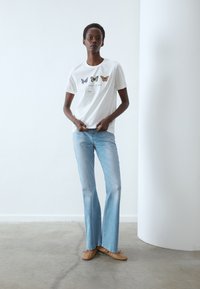 Anna Field Print T-shirt - white