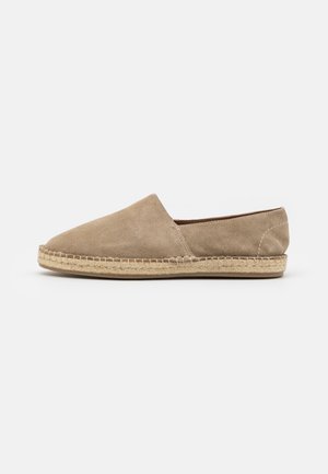 LEATHER UNISEX - Espadrilky - beige