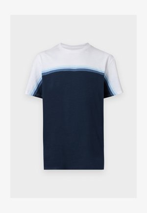 Pier One, T-shirt imprimé - white/dark blue
