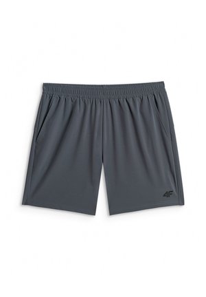 4F, 4F SPODENKI TRENINGOWE SZYBKOSCHNĄCE MĘSKIE - BURGUNDOWE XXL - Sports shorts - anthracite