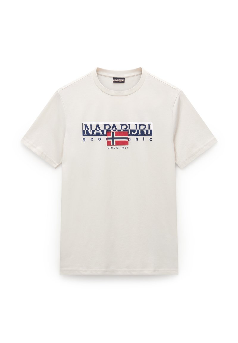 Napapijri T-shirt print beige