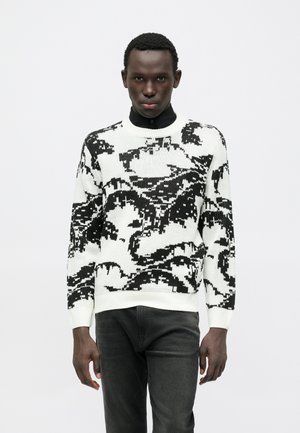 ONSCLARK CREW  - Pullover - cloud dancer/black