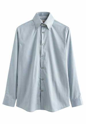 TEXTURED SINGLE  - Ametlik pluus - green oxford