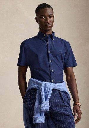 Polo Ralph Lauren CUSTOM FIT STRETCH POPLIN SHIRT - Ing - newport navy