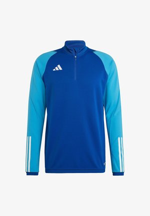 adidas Performance, TIRO 23 COMPETITION 1/4-ZIP TRAININGSTOP - Langarmshirt - blau