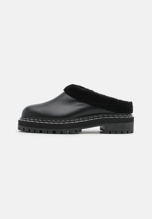 Pantolette hoch - nero
