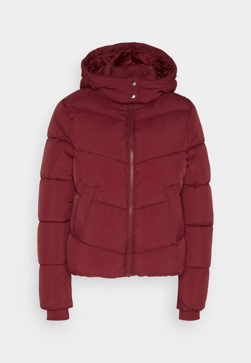 Pieces Winterjas bordeauxrood Pieces Winterjas bordeauxrood