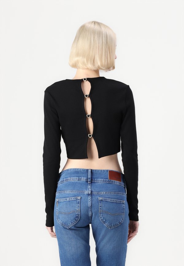 ONLRENE LIFE OPEN BACK HEART - Long sleeved top