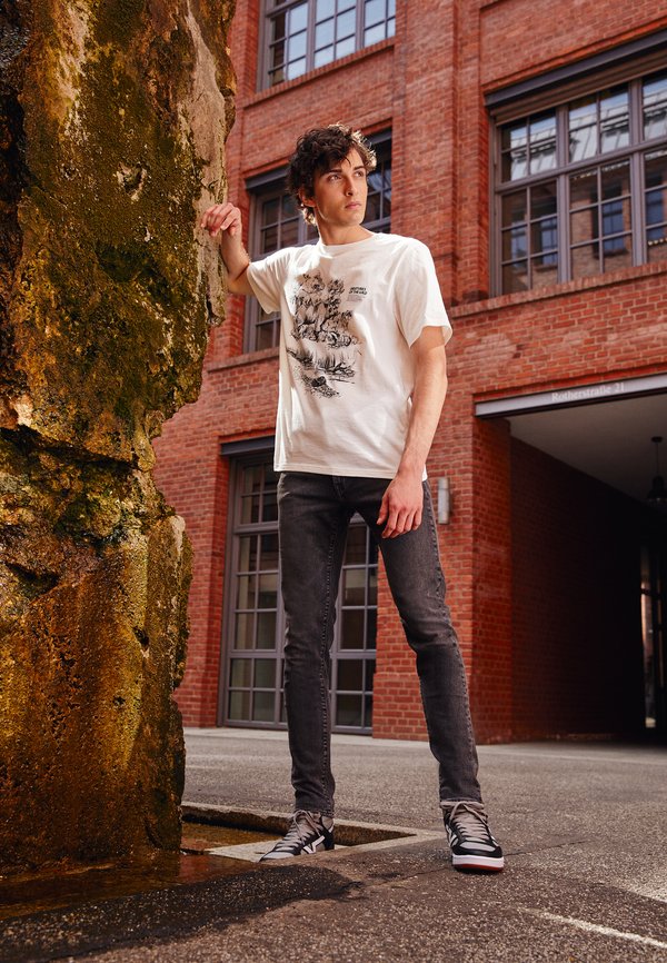 SKINNY TAPER - Jeans Skinny Fit - z1489 dark gray worn in