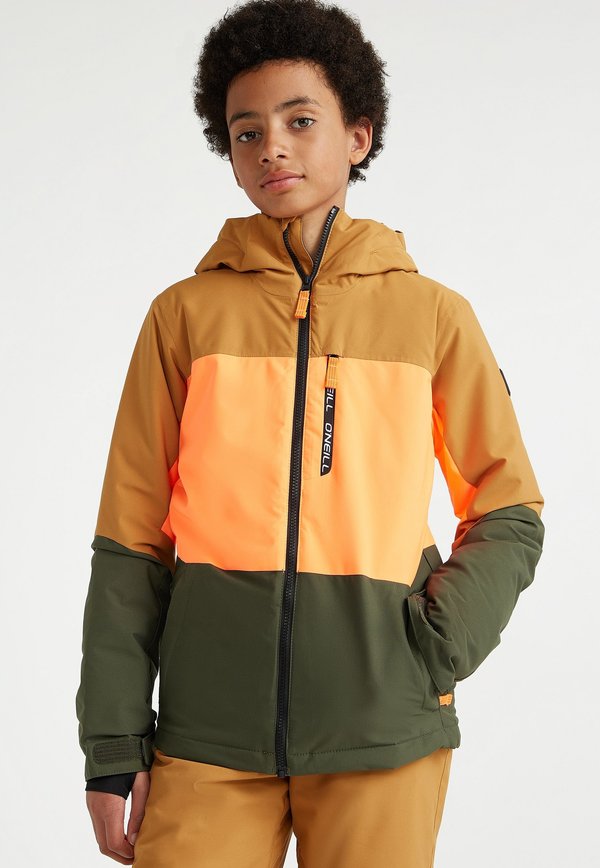 CARBONITE - Softshelljacke - rich caramel colour block