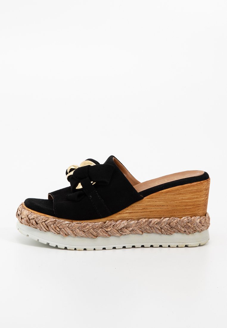 Alpe Muiltjes met hak zwart Alpe Muiltjes met hak zwart