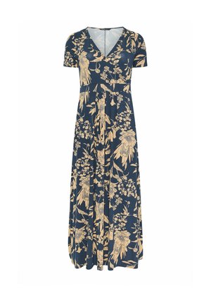 Yours Clothing, PLUS SIZE FLORAL DRESSES - Vestito lungo - navy