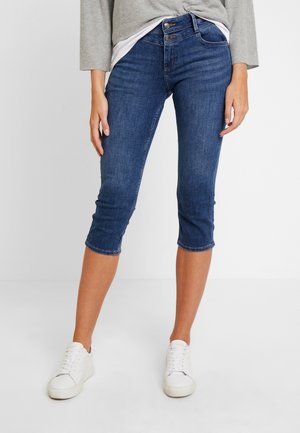 Shorts vaqueros - dark-blue denim