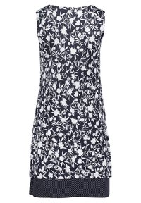 Betty Barclay OHNE ARM - Jersey dress - dunkelblau weiß
