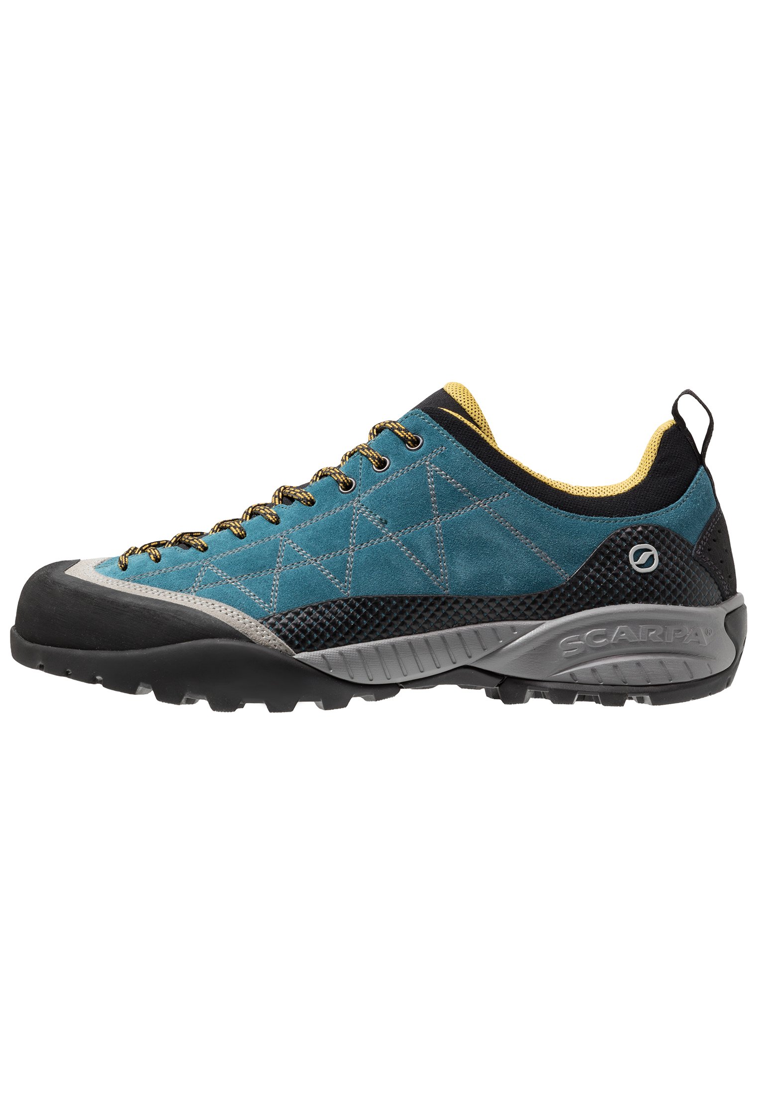 Scarpa ZEN PRO - Hiking shoes - lake blue/mustard/blue - Zalando.de