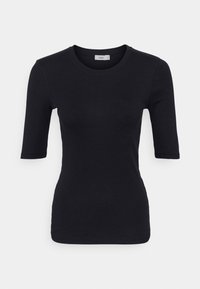 CREW NECK SHORT SLEEVE - Lihtne T-särk - dark night
