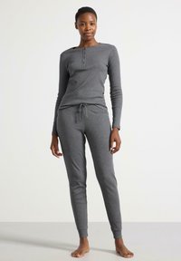 Lindex Pyjamahousut/-shortsit - dark grey melange