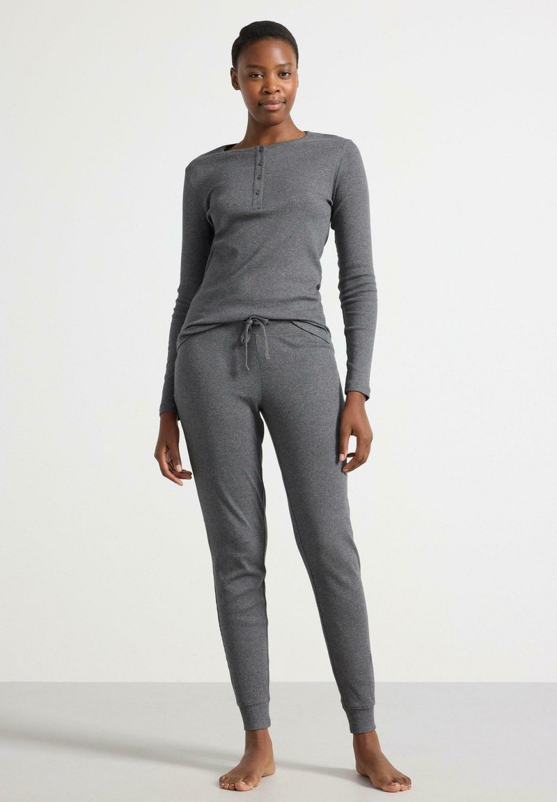 Lindex Pyjamahousut/-shortsit - dark grey melange