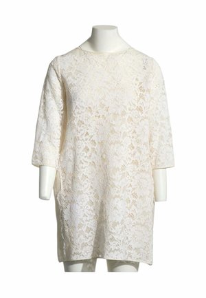 Valentino Garavani LACE MID-LENGTH DRESS ECRU - Robe de jour - off-white