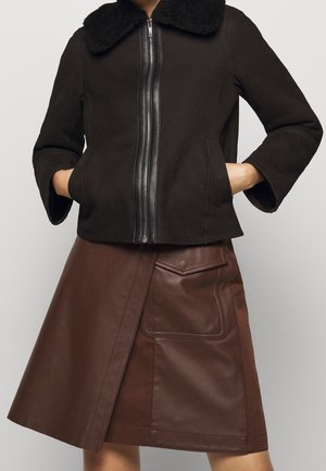 STUDIO ID, Veste en cuir - black