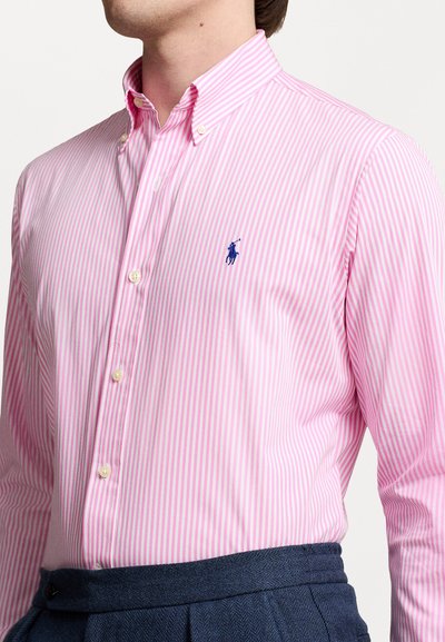 Polo Ralph Lauren SLIM FIT STRIPED STRETCH POPLIN SHIRT - Krekls - pink/white