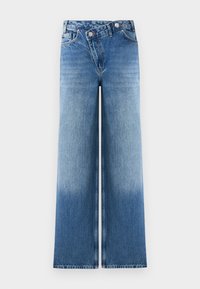 NMSABINE - Széles szárú - medium blue denim