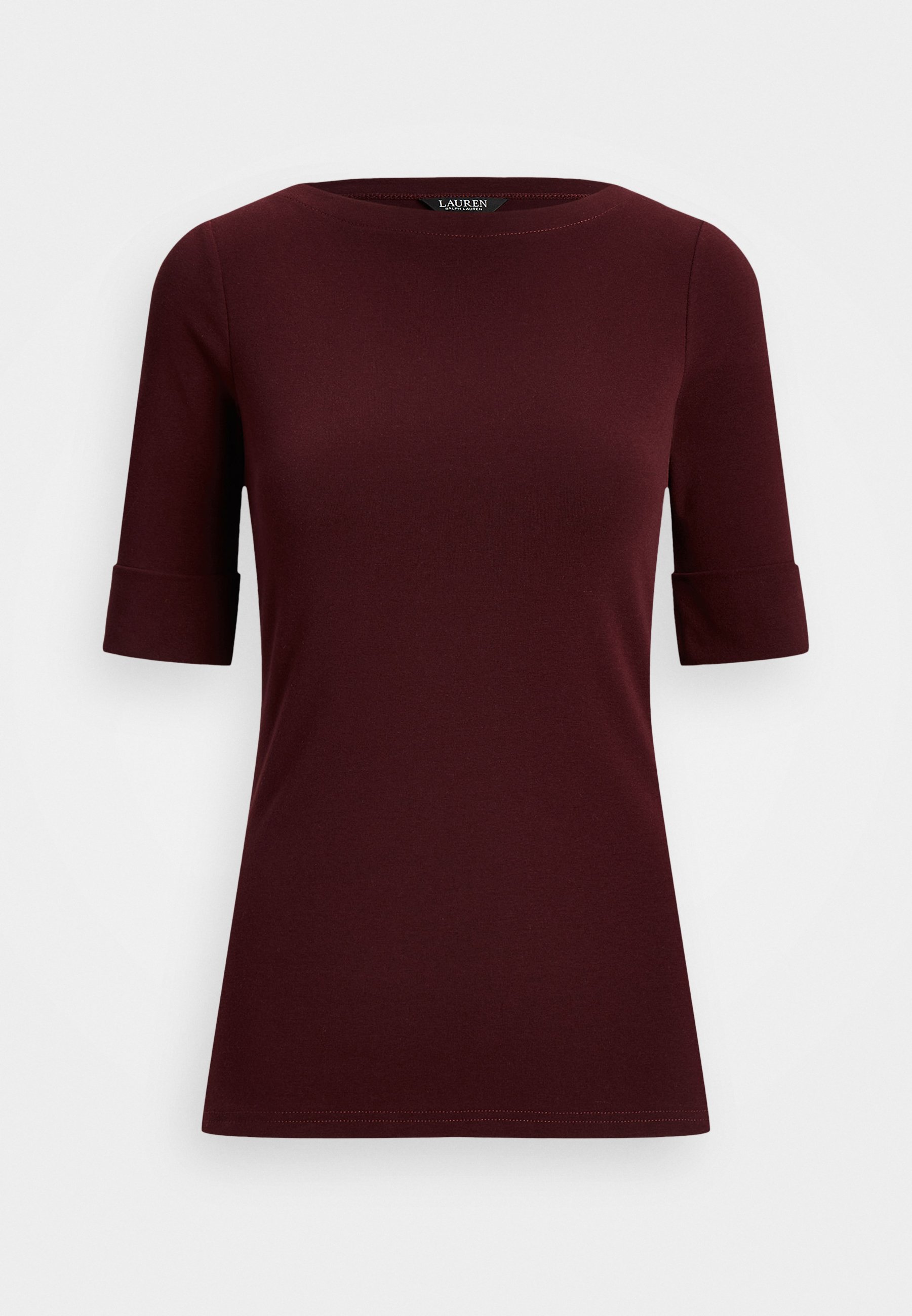 Cotton Lauren Ralph Lauren Boat Neck Top Ralph Lauren Canary