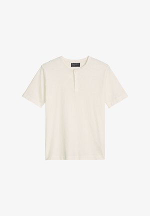 Marc O'Polo, DFC HENLEY REGULAR AUS SOFTEM - T-Shirt basic - silky white