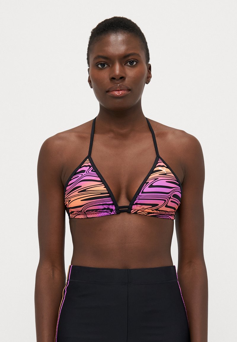 Puma SWIM WOMEN TRIANGLE - Πάνω μέρος μπικίνι - purple combo