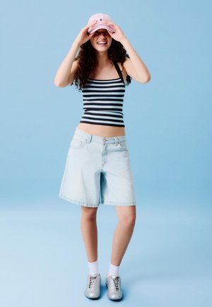 Bershka, TOP - Top - dark blue
