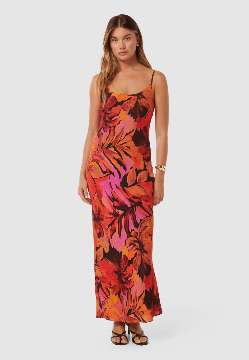 Forever New VALENTINA STRAPPY SLIP DRESS - Kokteiļkleita/ballīšu kleita - rust capella