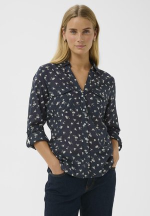 CORTNIO - Chemisier - dark navy fragile print