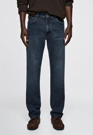 Massimo Dutti, SLIM FIT JEANS - Jeans Straight Leg - dark blue