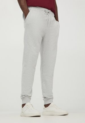 Terranova LEGGERI CON COULISSE E POLSINI
 - Pantaloni sportivi - grigio chiaro melange