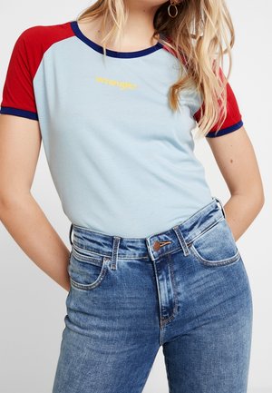 T-shirts print - light blue