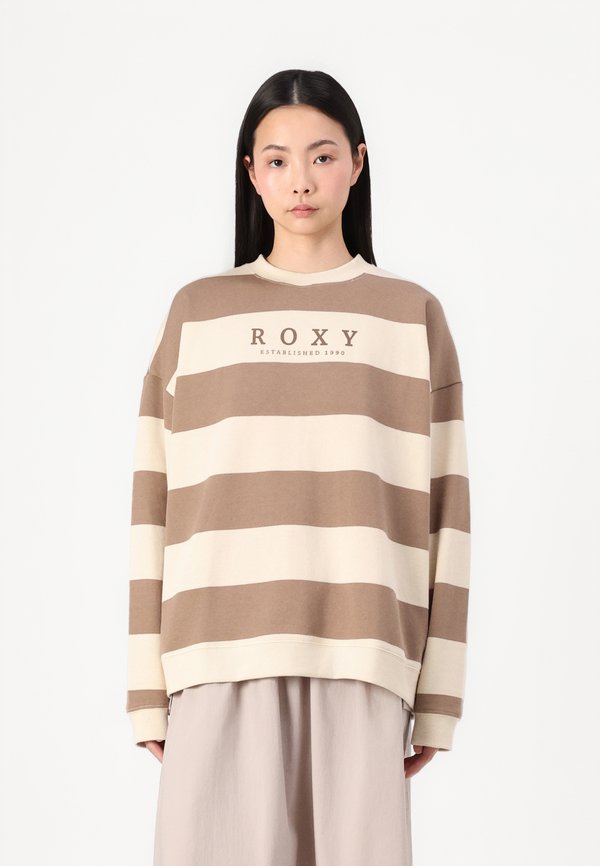 STRICTLY STRIPES OVERSIZED - Sweatshirt - beige