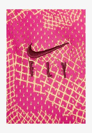 Nike Performance Top - soft yellow dark team red