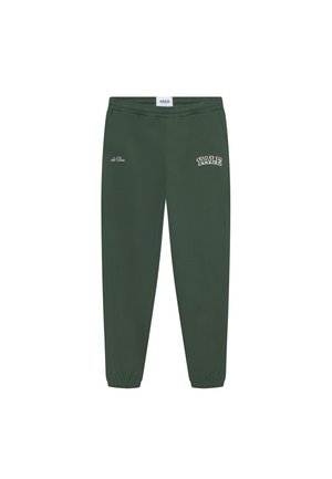 Les Deux YALE UNISEX - Tracksuit bottoms - duffel bag green/black