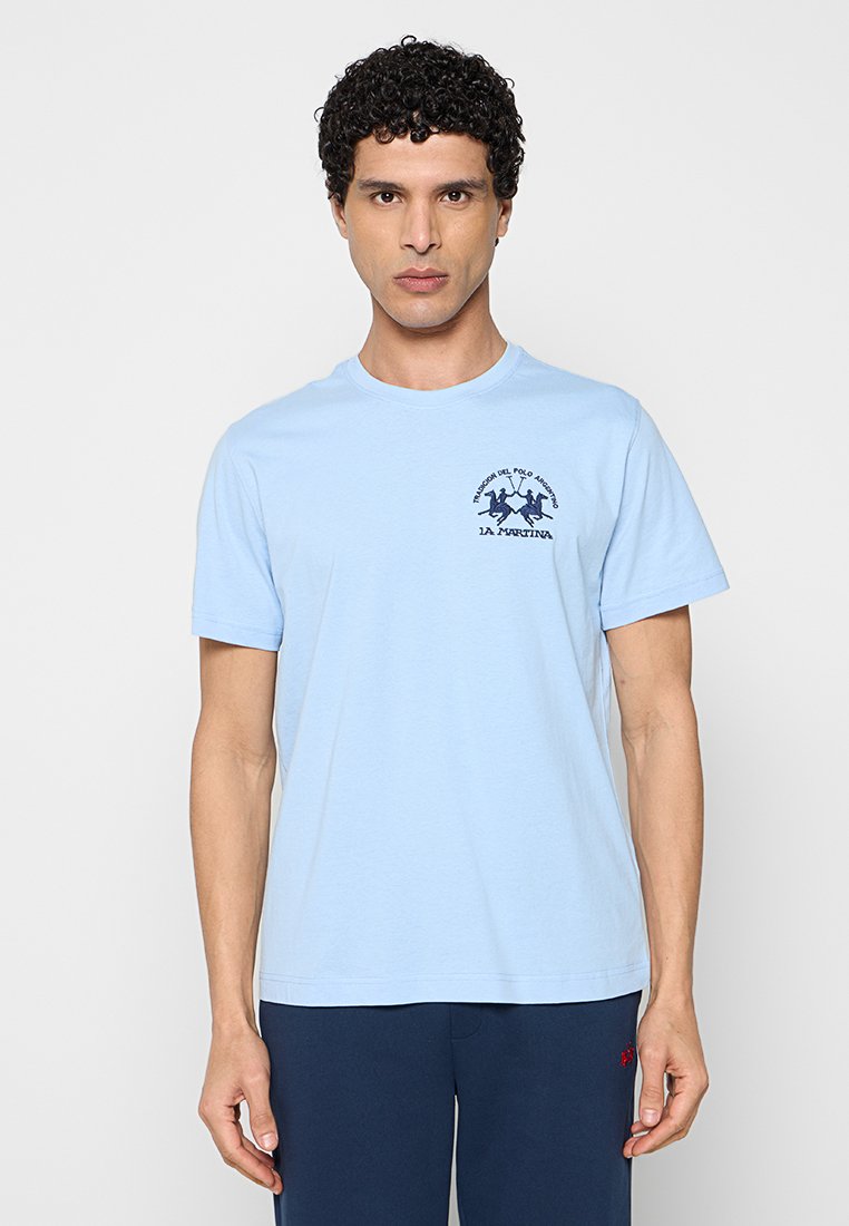 LA MARTINA T-shirt basic blauw