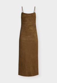 NADIRA VEGAN SUEDE DRESS - Ένδυση για ειδικές περιστάσεις - chocolate