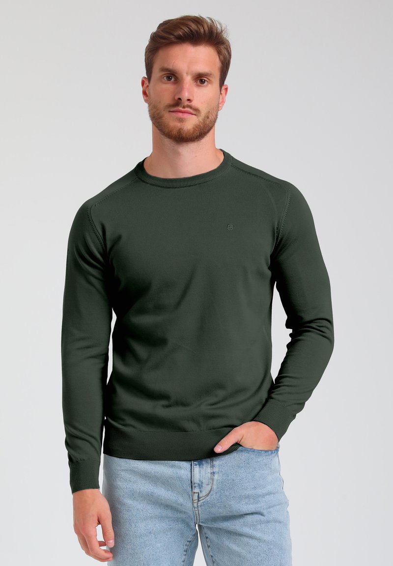 Gabbiano ROUND NECK - Strickpullover - army