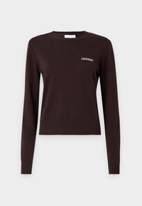 LANCE  - Neule - chocolate plum
