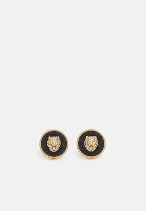 Guess LION KING UNISEX - Naušnice - yellow gold-coloured/black